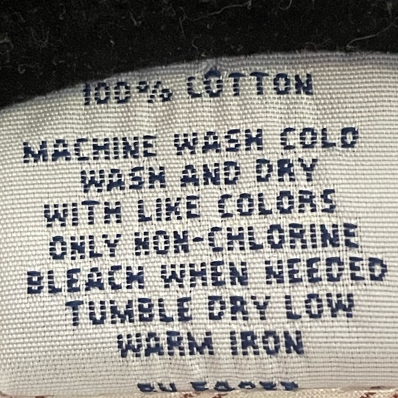 Old Navy mens long sleeve pin striped button front shirt, tan/white, size XXL - Picture 4 of 8